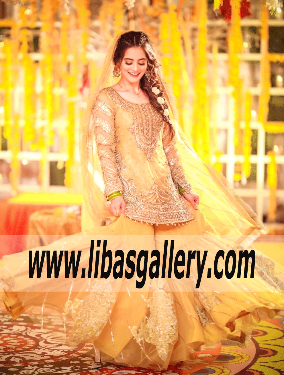 See Aiman Khan And Muneeb Butt dreamy wedding dresses Beautiful designs with delicate styles step into the limelight