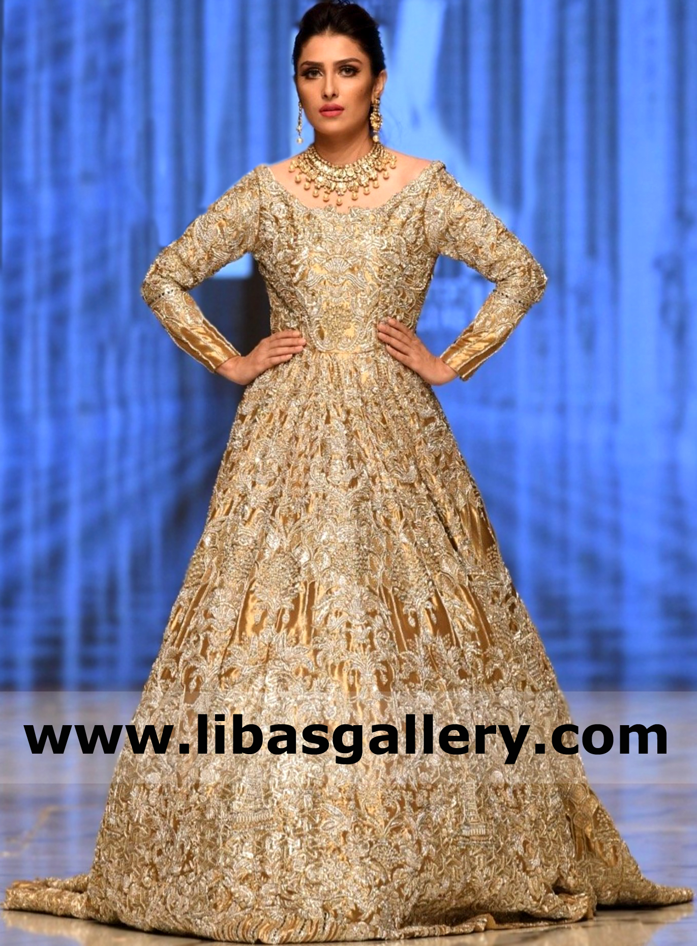 Lavish and Luxurious bridal Looks From Ayeza Khan The Best Wedding Dresses ever