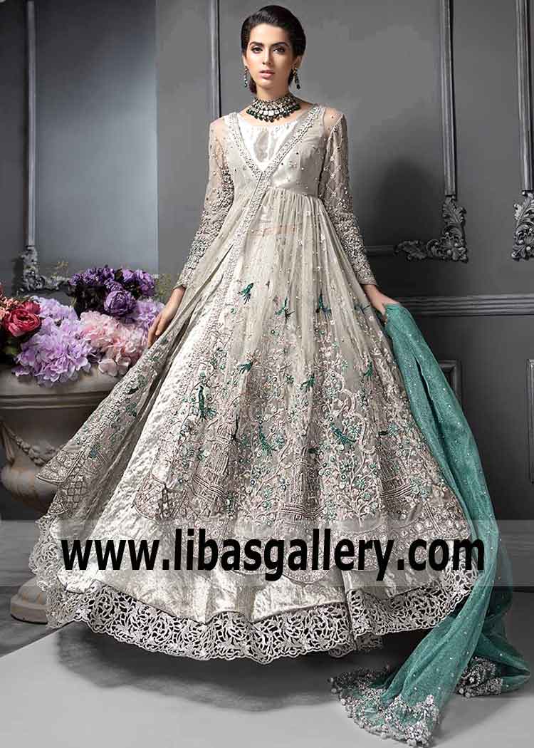 libasgallery offers the best superior quality custom-made Maria B - Outstanding Bridal Wear Designer Lehenga Sharara Gharara Wedding Gown for Attractive Brides. Armed with the latest technology, we offer you a unique design that brings your personal ideas about fashion to life. We design your Clothes with the most advanced and latest tools, giving you the best while designing based on your ideas.