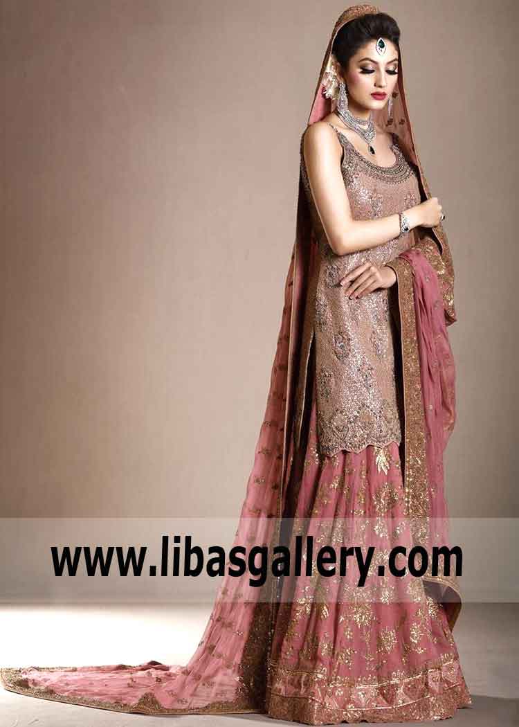 Make your own wedding dress at a libasgallery. Umar Sayeed - Exquisite Embellished Bridal Wear Luxurious Wedding Lehenga for Modern Brides who want to design and make a wedding dress that`s totally unique to them.