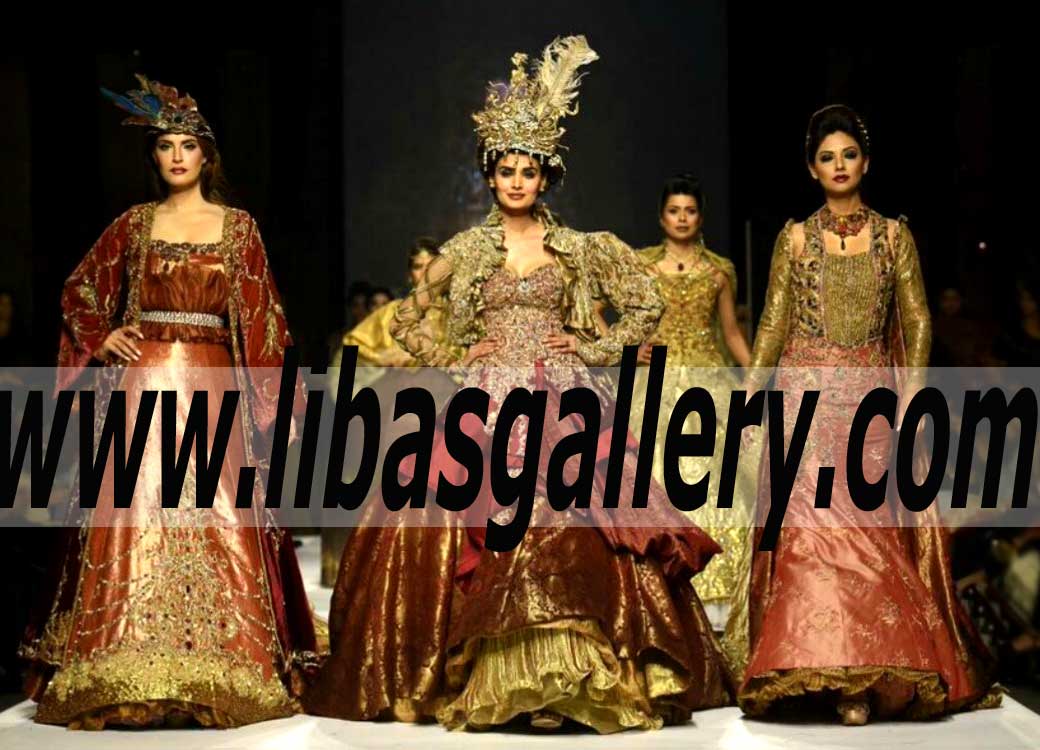 FEEL LIKE A PRINCESS IN THE Rembrandt by Nilofer Shahid Fashion Pakistan Week COLLECTION FOR 2016