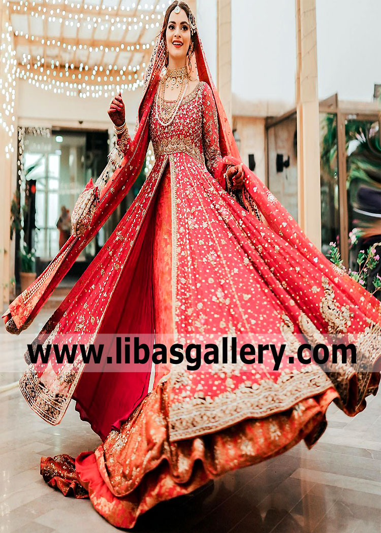 The coolest bridal looks we saw at Minal Khan and Ahsan Mohsin Ikram`s wedding ceremony