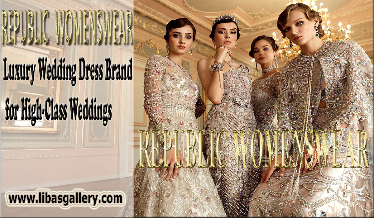 Republic Womenswear Luxury Wedding Dress Brand for High Class Weddings UK USA Canada Australia