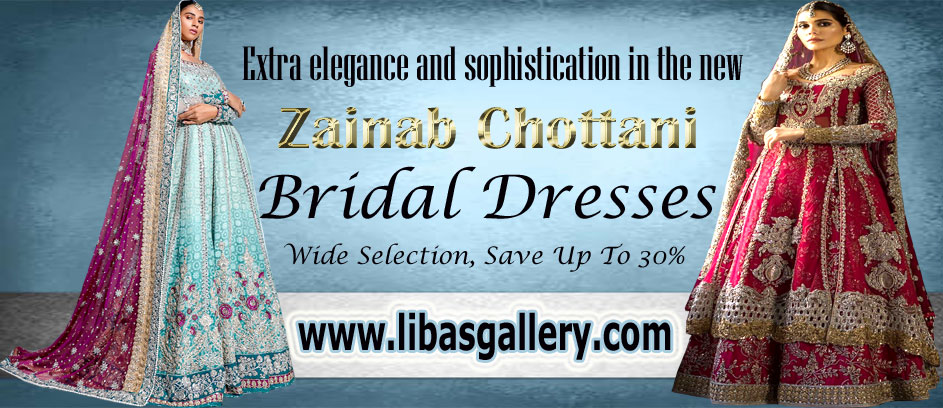 Extra elegance and sophistication in the New Zainab Chottani Bridal Dresses - Bridal Shop in UK USA Canada Australia