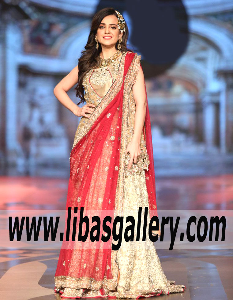 Asifa & Nabeel | Asifa & Nabeel Bridal Collection | Bridal Couture Week 2017 | Buy Online www.libasgallery.com
