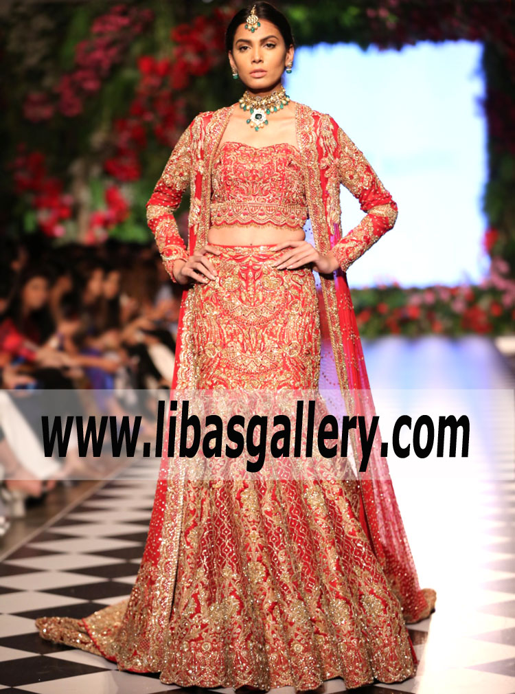 Gorgeous Pakistani Brides to get the first look Faraz Manan Al Hambra Collection at the PFDC L`Oreal Paris Bridal Week