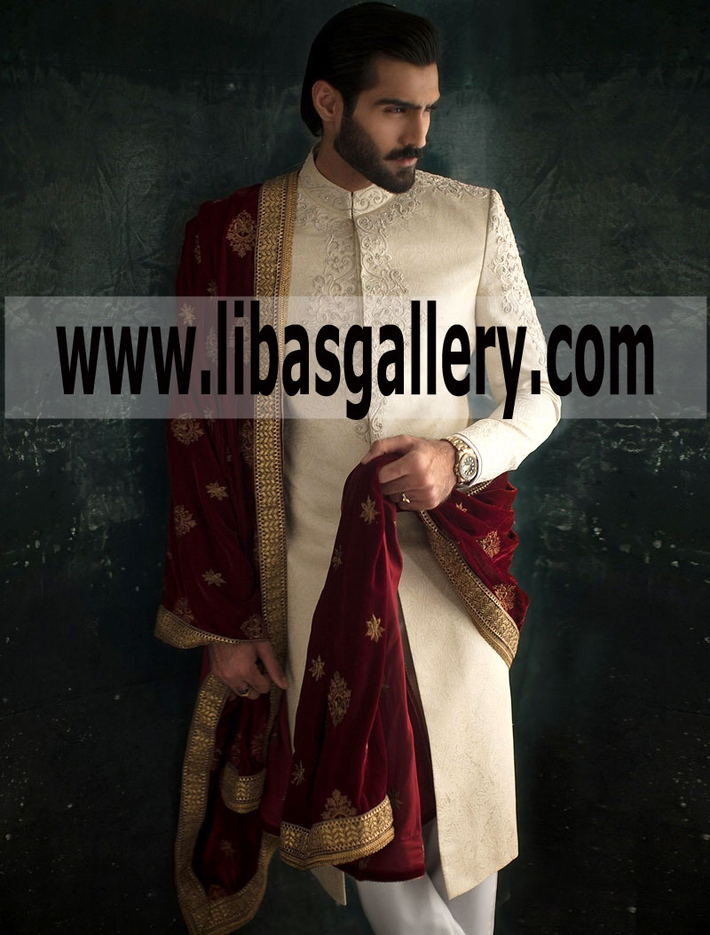 Recent Shoot Wedding Sherwani for Grand Wedding Punjabi Style Shadi UK USA Canada Dubai Australia Norway Paris France