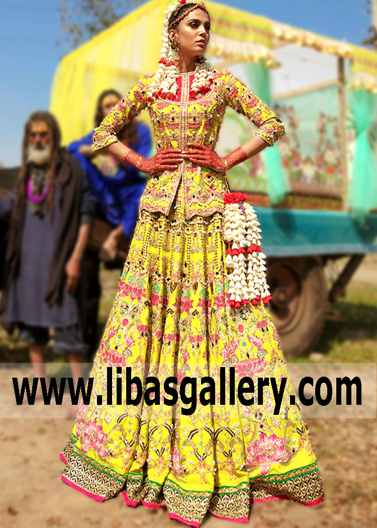 Ali Xeeshan Bridal Wear Pakistan Latest Bridal Wear on Sale Ali Xeeshan Bridal Lehenga Sale Discount