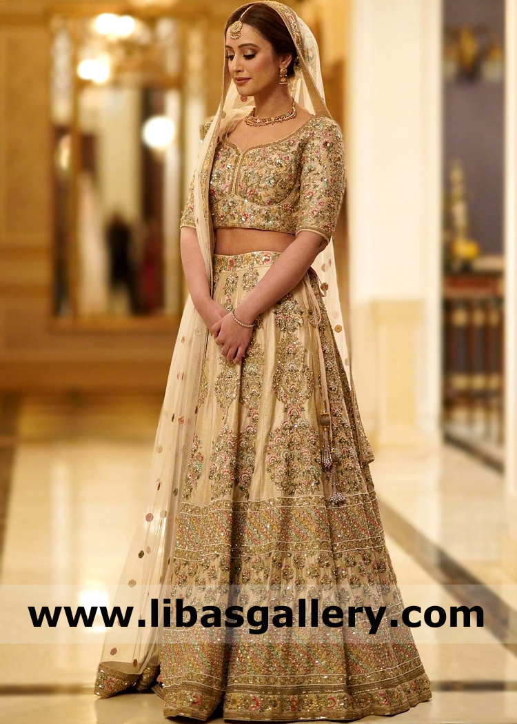 Vanilla Boronia Wedding Lehenga