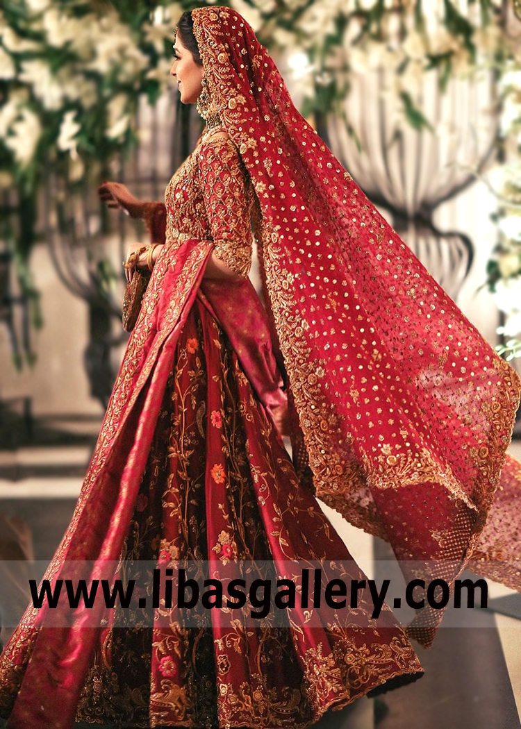 Traditional Bridal Lehenga Indian Latest Rohit Bal Designer Lehenga in Traditional Color
