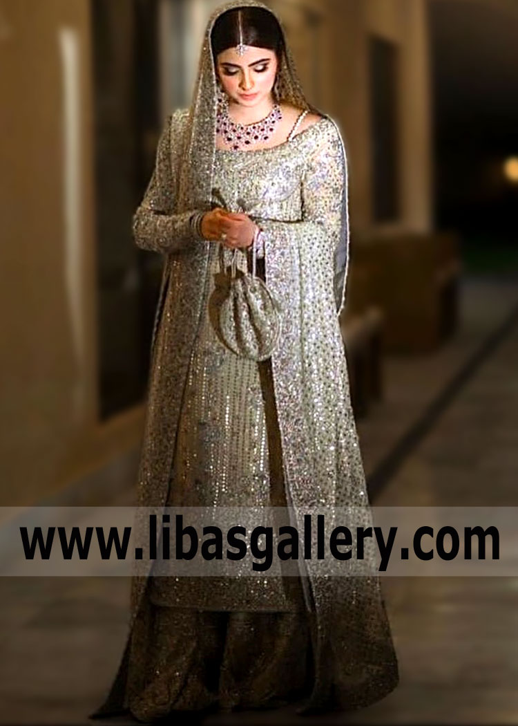 Pearl Magestic Bridal Farshi Gharara