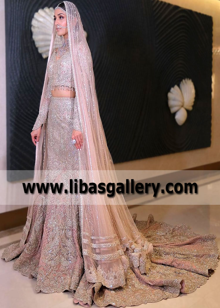 Faraz Manan Wedding Dresses Dubai United Arab Emirates Mermaid Wedding Dresses for Bollywood Inspired Styles