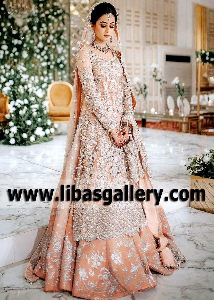 Pakistani Reception Dresses UK USA Canada Valima Wedding Dresses Lehenga for Walima