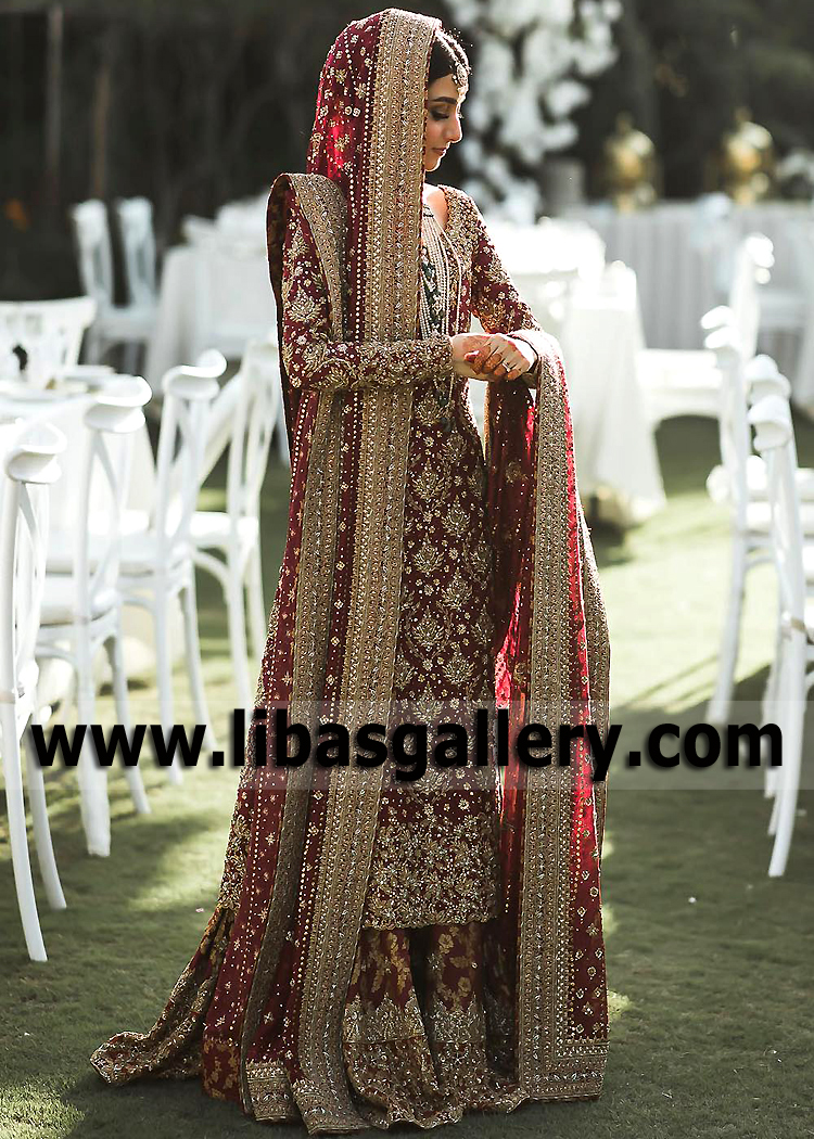 Undoubtedly Classy Burgundy Lantana Bridal Wear