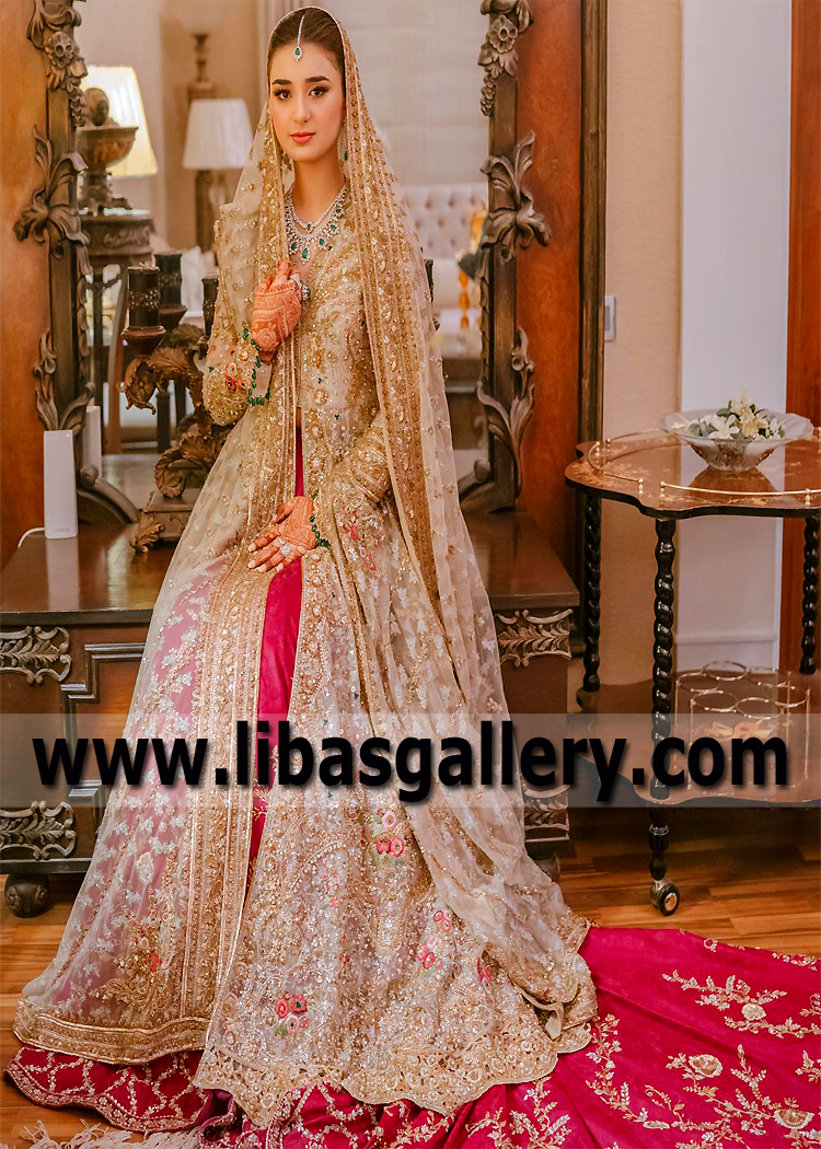 Best Bridal Dresses Pakistan Designer Sania Maskatiya Reception Bridals Lehenga Dresses