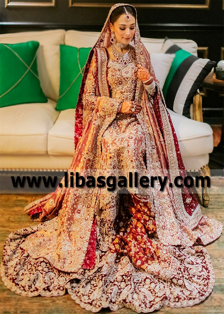 Indian Designer Bridal Lehenga Virginia Beach Virginia USA Farshi Bridal Dress for Wedding