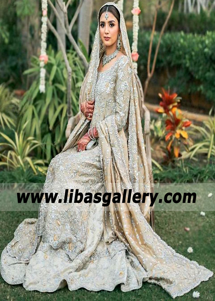 STUNNING WALIMA BRIDAL GOWN WITH EMBELLISHMENT -