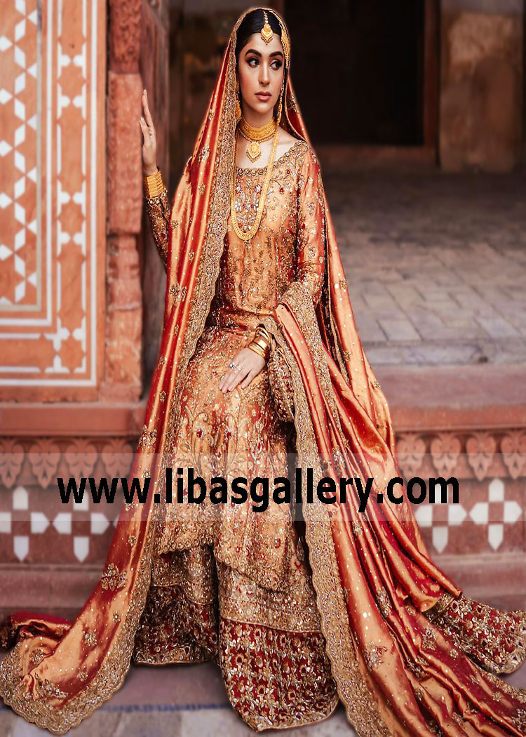Latest Bridal Wear Lehenga Pakistan UK USA Canada Trendy Wedding Dresses with price