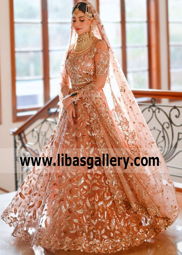 Designer Irum Khan Inspired Pink Walima Bridal Dress / Maxi - 181358 - Bridal  Dresses in Islamabad - DealMarkaz.pk