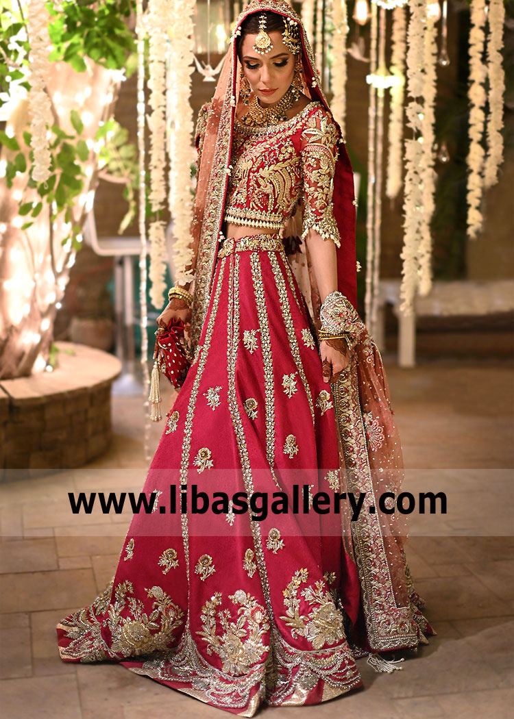 Elan Indian Bridal Couture Lehenga UK USA Canada Australia Buy Designer Elan Lehenga Choli