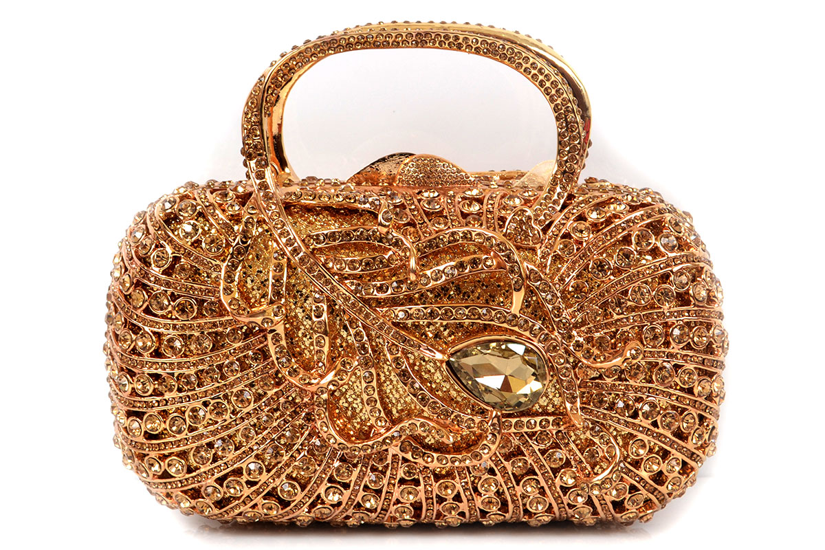 GOLDEN WEDDING CLUTCH tocarry on nikah walima day