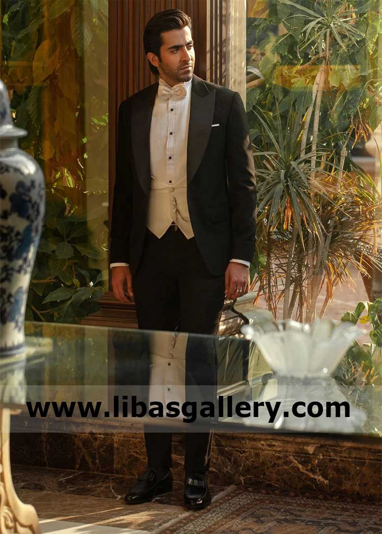 Classic Black Tuxedo Suit Pointed Lapel Slim Fit for groom | Tuxedo Suits Classic Black Tuxedo Suit Pointed Lapel Slim Fit for groom | Tuxedo Suits