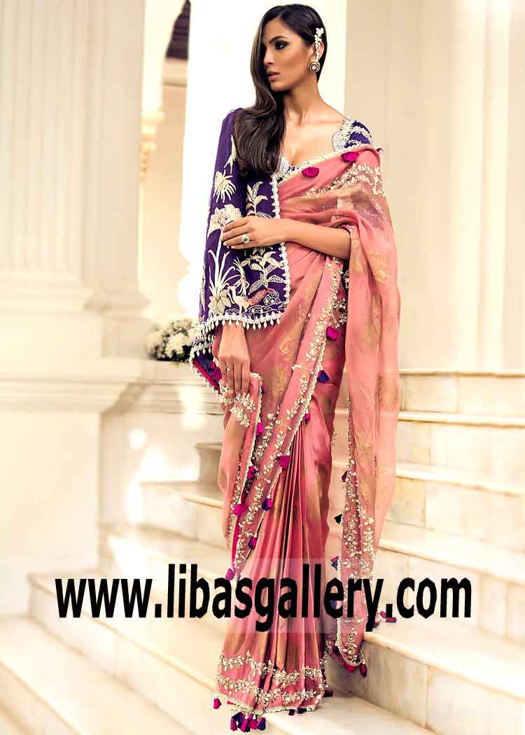 Pakistani Saree Bridal Saree UK USA Canada Elan Saree Designs Designer Saree Indian Saree