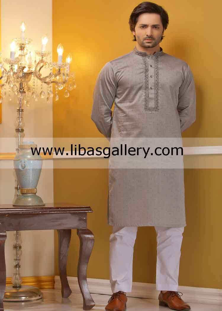 Buy kurta pajama from libas gallery stitched by expert old professional Tailor super fitting Nottingham UK