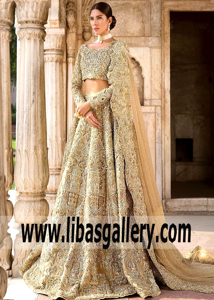 2019 Modern Lehenga Wedding Dess BY Erum Khan | Shop Designer Bridal Lehenga Pakistan Online Buy in UK, USA, Canada