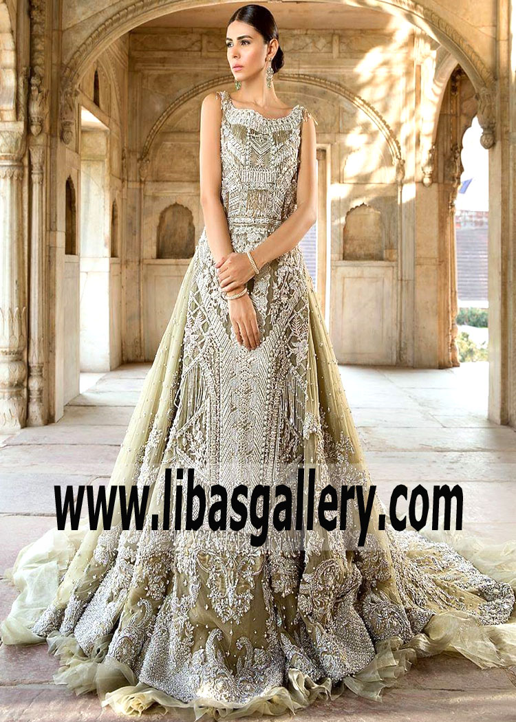 Pakistani Wedding Dresses: Erum Khan, Anarkali Walima Dresses Walima Dresses Collection | Missouri City Texas TX USA