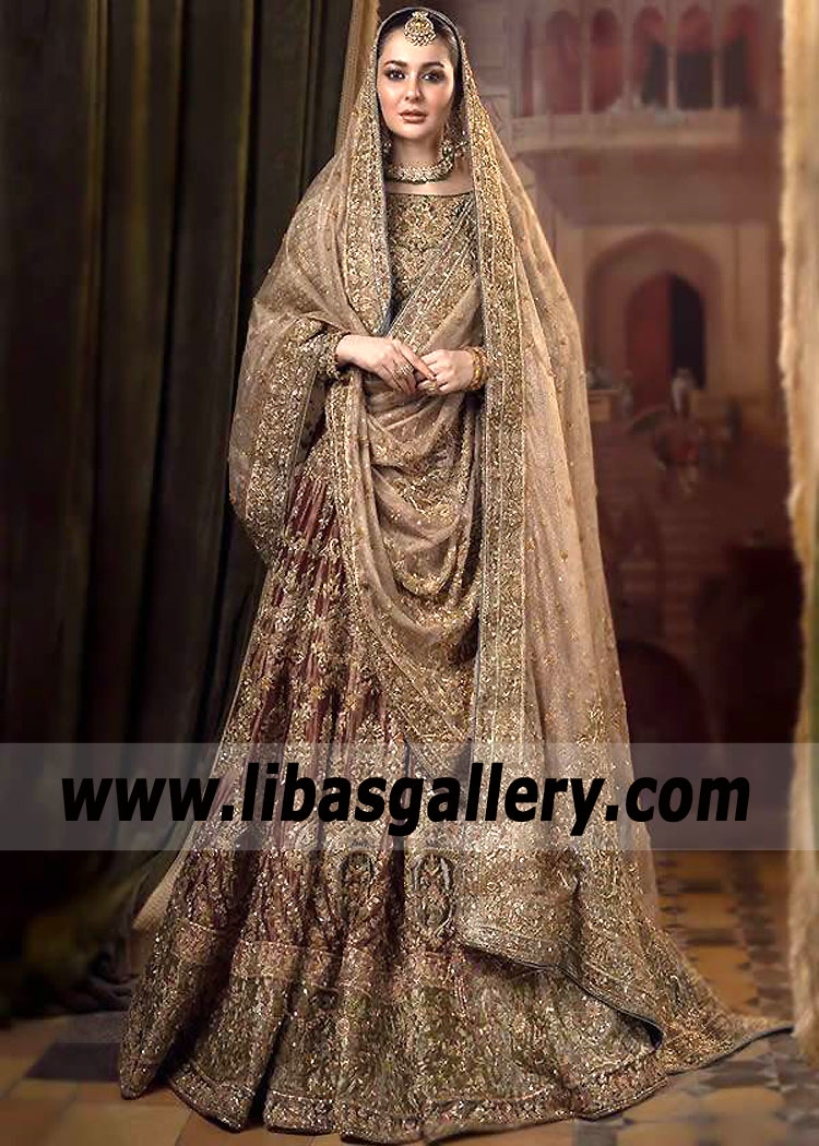 Best Lehenga Bridal Dresses Lincolnwood Illinois USA Hania Amir Wedding Dresses Pakistan