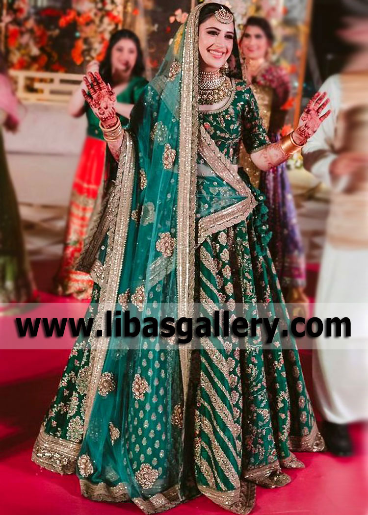 Sabyasachi Wedding Designer Lehenga Choli for Women or Girls Party Wear  Readymade Green Lengha Choli - Etsy