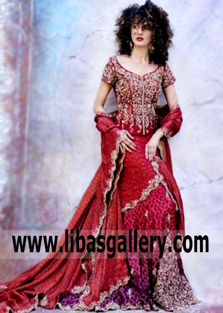 Best Nilofer Shahid Bridal Wear Newcastle London UK Pakistani Bridal Wear, Mermaid Lehengas, Dresses Shops