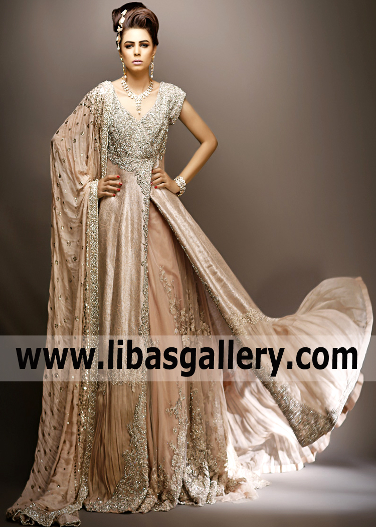 Nilofer Shahid Dresses San Mateo California CA USA Online Bridal Lehenga Dresses Pakistan