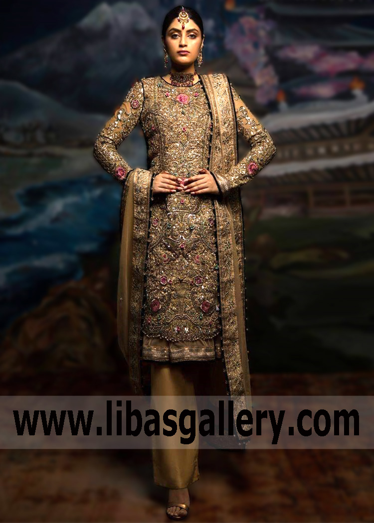 Pakistani Wedding Dresses Paris France Fahad Hussayn Wedding Dresses Collection