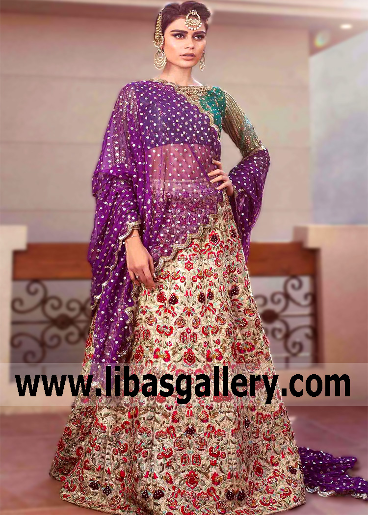 Multi Spirea Lehenga Choli