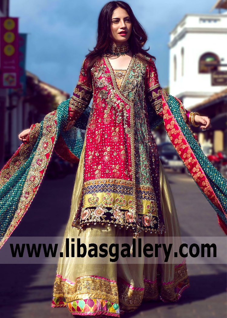 Amercian Rose Vaspian Angrakha Style