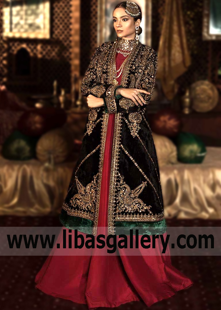 Smoky Black Cordeac Gown