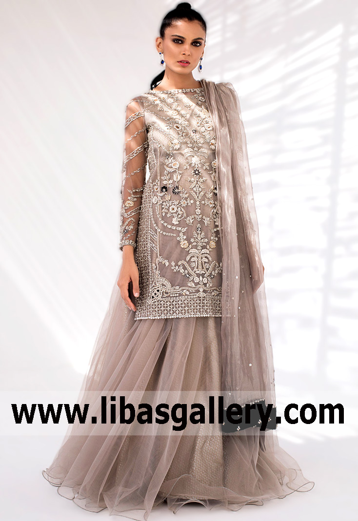 Embroidered Wedding Dresses Sharara Dresses Elmont New York NY US Online Shop to Buy Sharara Suits