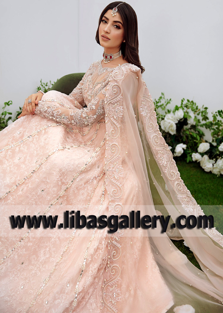 Almond Aretta Anarkali Nikah Outfits