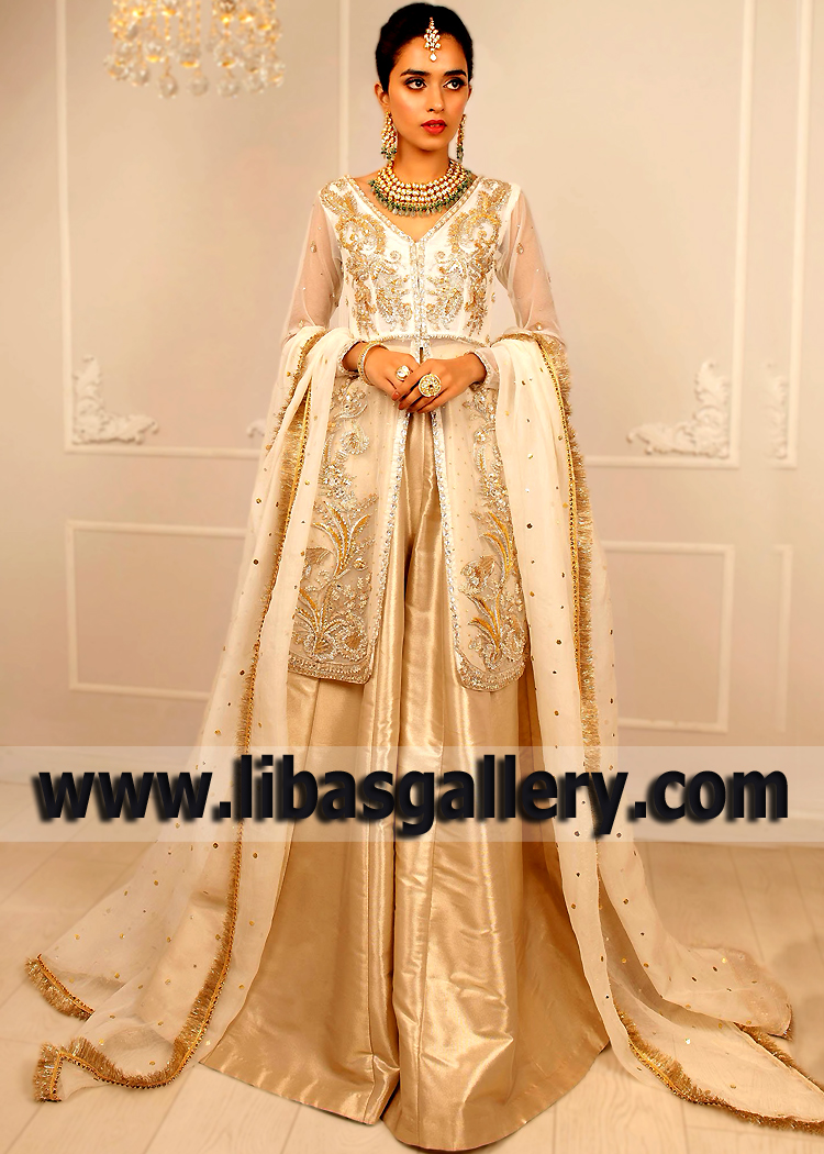 Beautiful Off White Bridal Dress for Nikah and Engagement