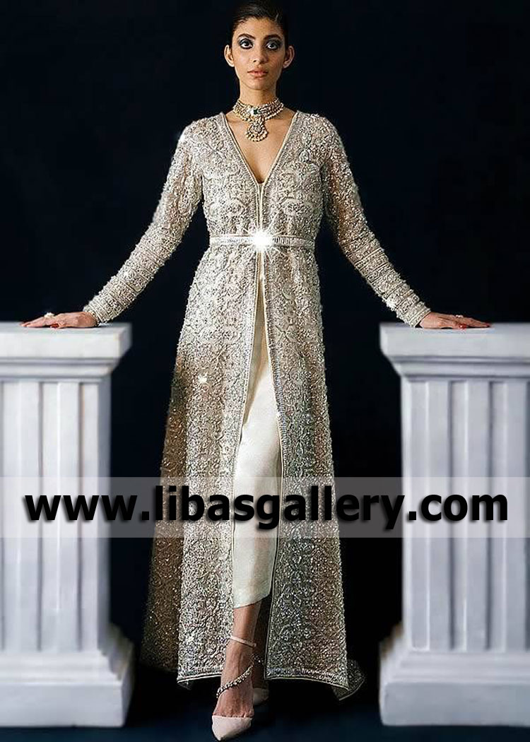 Off White Aster Gown for Wedding Party