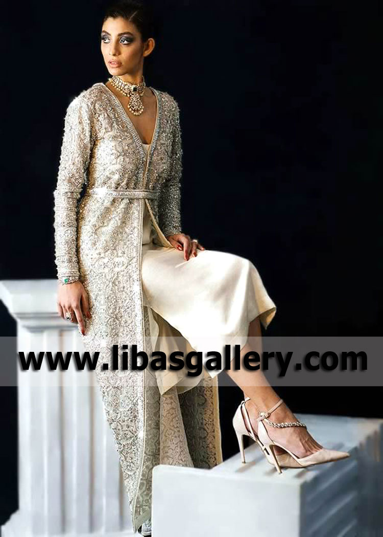 Off White Aster Gown for Wedding Party