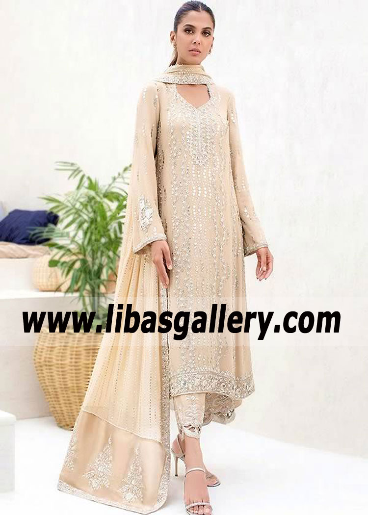 Luxurious Bridal Party Dress South London UK Pakistani Designer Wedding Dresses