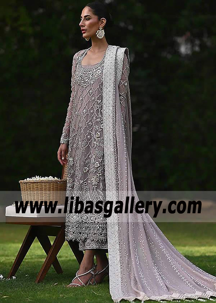 Taupe Gray Ponferrada Wedding Dress for Bride Groom Sister