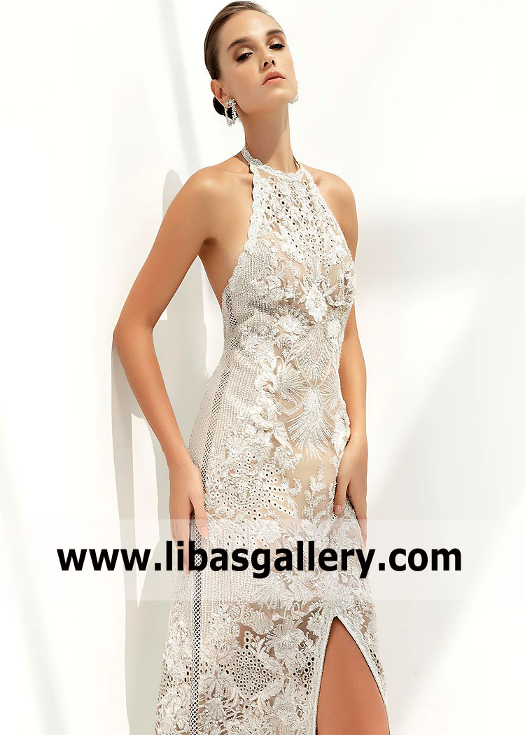 Antique White Crinum Gown for Wedding Events