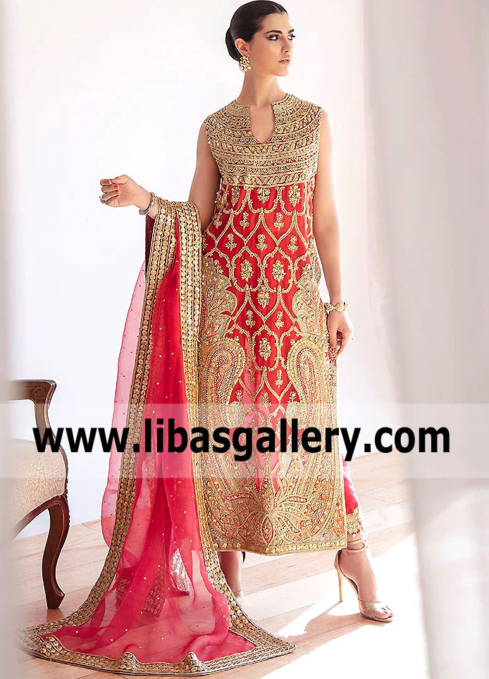 Pakistani Wedding Guest Dress Artesia California CA USA Designer Wedding Dresses For Newlyweds