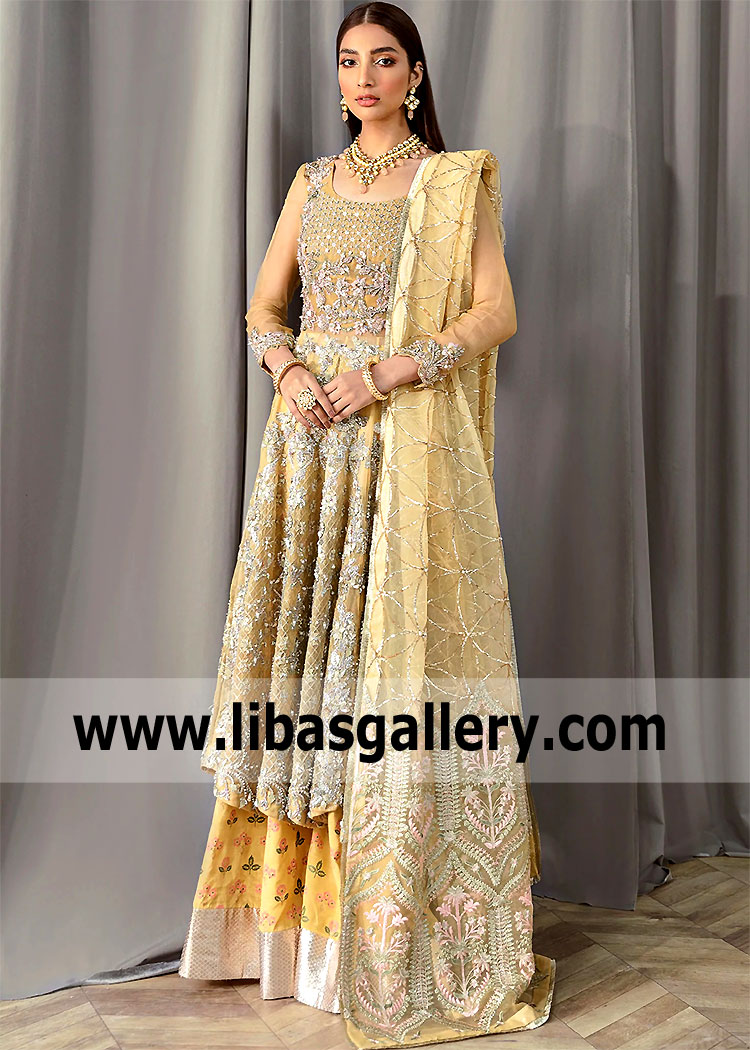 Saira Shakira Anarkali Lehenga Dress Latest Anarkali Lehenga Designs UK USA Canada