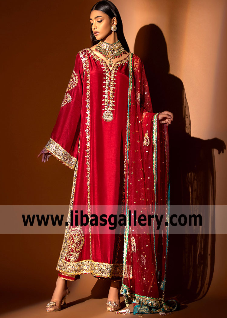 Indian Pakistani Party Dresses Vestal New York NY US High Fashion Embellished Kurta Party Dresses