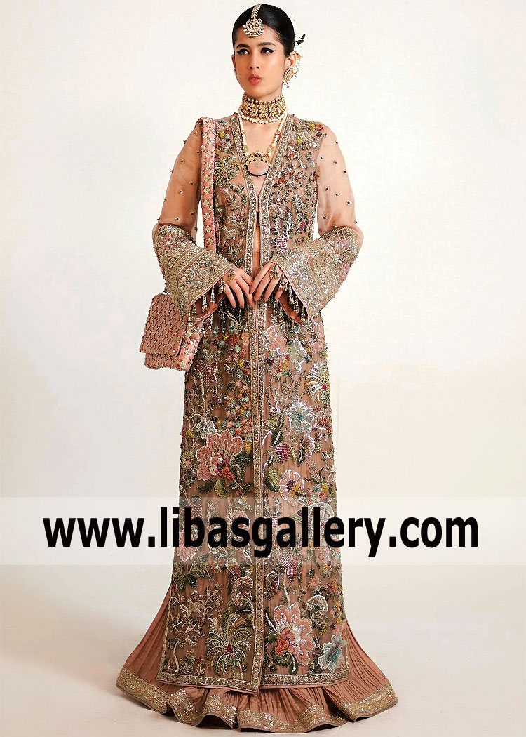 Rose Gold Sharara for Brother Wedding Dresses Buy Designer Sharara for Brother Wedding